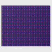 Modern Geometric Purple Gift Wrap with Luminescent Cadeaupapier (Vlak)