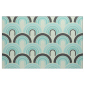 Modern Geometric Retro Fifties Patroon Stof (Yard (91,4 cm))