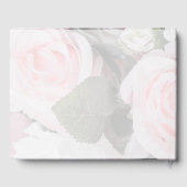 Modern Geometric Roses Wedding Guest Book Gastenboek (Achterkant)