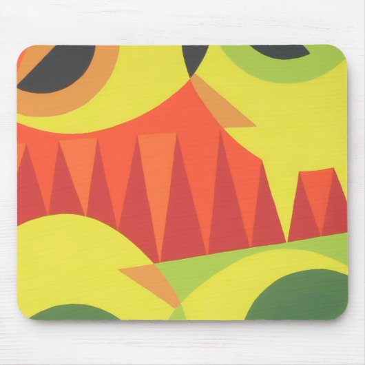 Modern Geometric Shapes Mousepad Muismat (Voorkant)