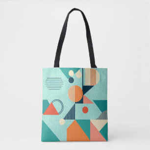Modern Geometric Shopper Tas