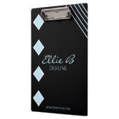 Modern Geometric Sleek Minimalist  Klembord (Links)