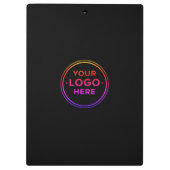 Modern Geometric Sleek Minimalist  Klembord (Achterkant)