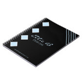 Modern Geometric Sleek Minimalist  Notitieboek (Linkerzijde)