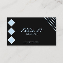 Modern Geometric Sleek Minimalist  Visitekaartje