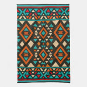 Modern Geometric Southwest Style Theedoek (Verticaal)