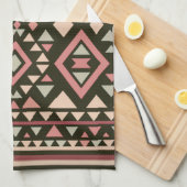 Modern Geometric Southwest Style Theedoek (Quarter Fold)