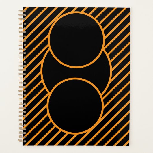 Modern Geometric Spiral Notitieboek (Voorkant)