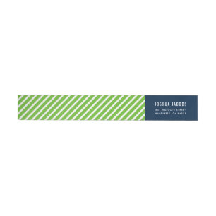 MODERN GEOMETRIC stripe trendy nfl green marvy blu