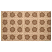 Modern Geometric Sunburst - Bruin en Tan Stof (Fat Quarter)