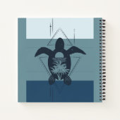 Modern Geometric Turtle Bullet Journal Notitieboek (Achterkant)