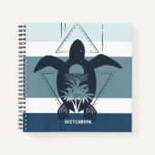 Modern Geometric Turtle Bullet Journal Notitieboek (Voorkant)