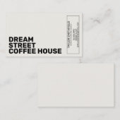 MODERN GEOMETRIC VISITEKAARTJE (Voorkant / Achterkant)