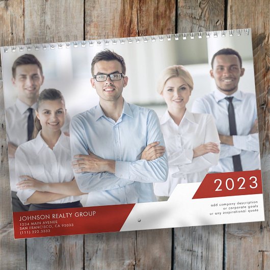 Modern Geometric voegt de Foto's van de Douane van Kalender