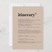 Modern Geometric Wedding Welkomstbrief (Achterkant)