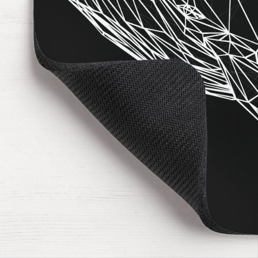 Modern Geometric Whale Mousepad Muismat (Hoek)