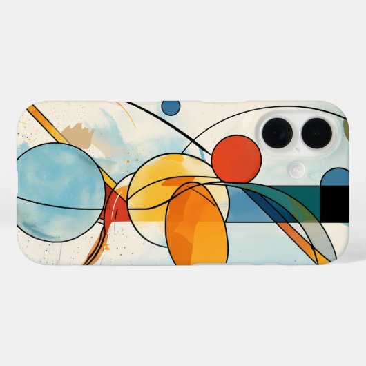 Modern geometrisch Abstract Case-Mate iPhone Case (Achterkant (horizontaal))