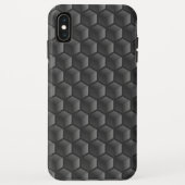 Modern geometrisch Abstract honingraatblok zwart Case-Mate iPhone Case (Achterkant)
