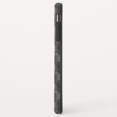 Modern geometrisch Abstract honingraatblok zwart Case-Mate iPhone Case (Achterkant/links)