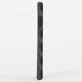 Modern geometrisch Abstract honingraatblok zwart Case-Mate iPhone Case (Achterkant/rechts)