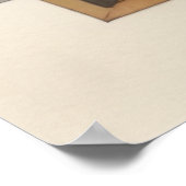 Modern geometrisch abstract ontwerp 4:5 poster (Hoek)