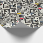 Modern geometrisch Abstract papierpatroon Cadeaupapier (Hoek)