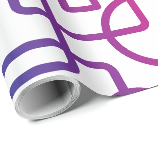 MODERN GEOMETRISCH ABSTRACT PATROON CADEAUPAPIER (Rol Hoek)