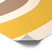 Modern geometrisch, abstract  patroon poster (Hoek)