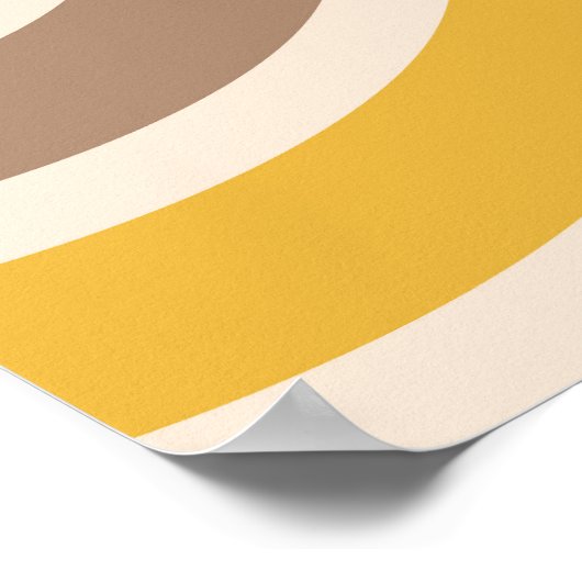 Modern geometrisch, abstract  patroon poster (Hoek)