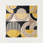 Modern geometrisch, abstract patroon wandkleed (Voorkant (horizontaal))