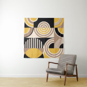 Modern geometrisch, abstract patroon wandkleed (In Situ (horizontaal))