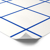 Modern geometrisch abstract patroonontwerp met sim poster (Hoek)