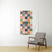 Modern geometrisch abstract patroonontwerp met sim wandkleed (In Situ (horizontaal))