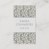 Modern geometrisch Abstract vormenpatroon Visitekaartje (Voorkant)