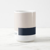 Modern Geometrisch bedrijf Koffiemok (Center)