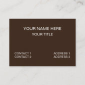 Modern Geometrisch Diamant Houten Achtergrond Patr Visitekaartje (Achterkant)