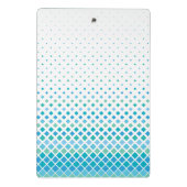 Modern geometrisch diamant monogram mini klembord (Achterkant)