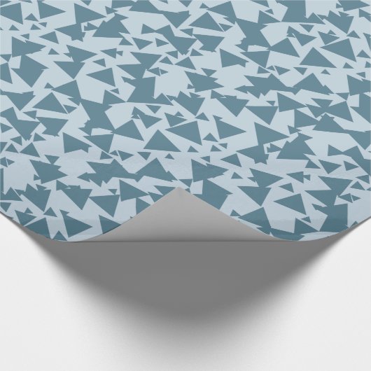 Modern geometrisch driehoekig inpakpapier (Hoek)