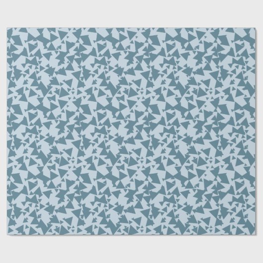 Modern geometrisch driehoekig inpakpapier (Vlak)