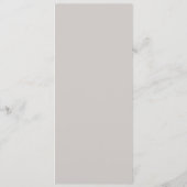 Modern geometrisch | Gray Weddenrenmenu Menu (Achterkant)