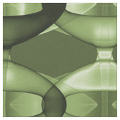 Modern geometrisch groen patroon stof (Close Up)