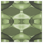 Modern geometrisch groen patroon stof (Swatch)