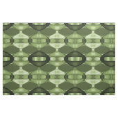 Modern geometrisch groen patroon stof (Fat Quarter)