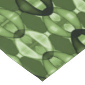 Modern geometrisch groen patroon tafelkleed (Gekanteld)
