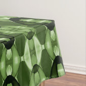Modern geometrisch groen patroon tafelkleed (Voorbeeld)