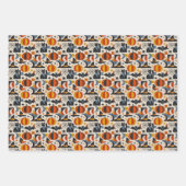 Modern Geometrisch Halloween Inpakpapier Vel (Voorkant 3)