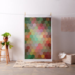 Modern geometrisch hexagon patroon #7 stof