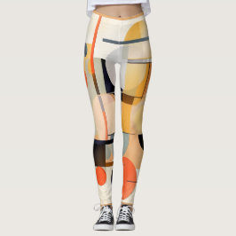 Modern geometrisch leggings