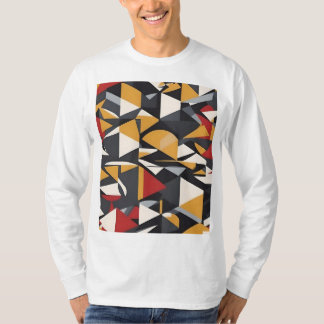 Modern geometrisch minimalistisch T-shirt