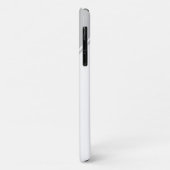 Modern geometrisch monogram grijs Case-Mate iPhone case (Achterkant/links)